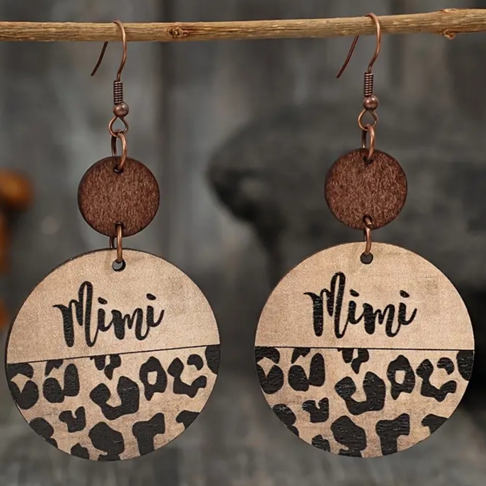Leopard‎ Print Earrings
